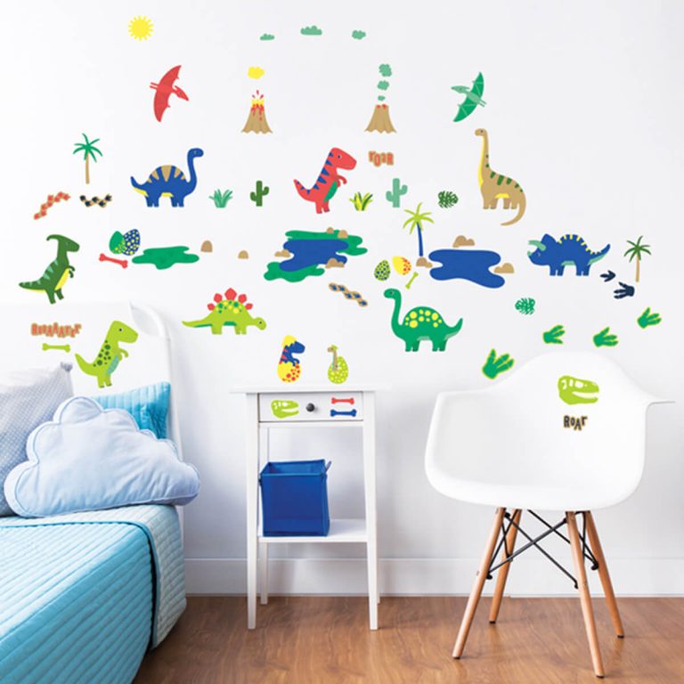 Walltastic Dinosaur Childrens Room Stickers | Wall Art | FADS