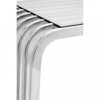 Vogue Silver Slatted Lamp Table 4