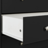 Florence Black 6 Drawer Chest 3