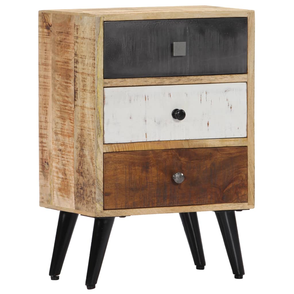 multi coloured bedside cabinet